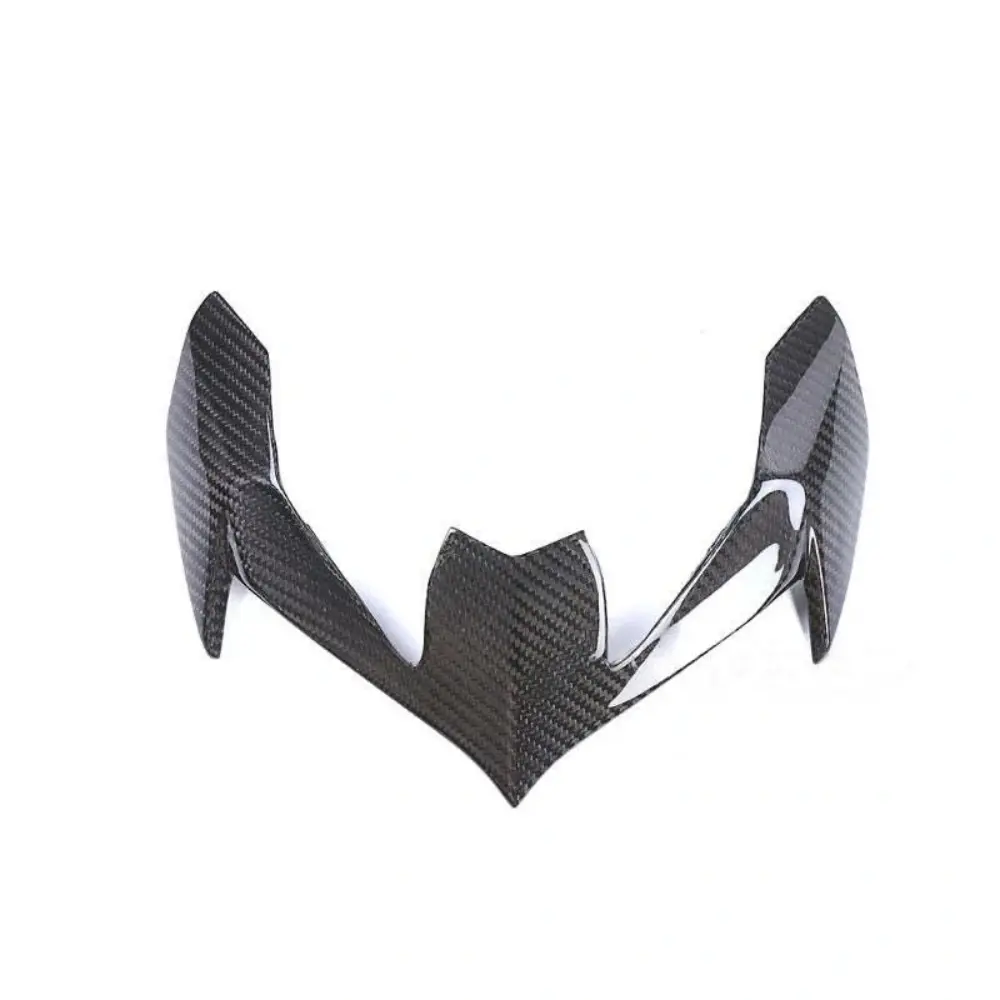 Carbon Fiber Weave Detail on Kawasaki Z900 Front Upper Nose Headlight Fairing Panel Carbon Fiber Weave Detail on Kawasaki Z900 Front Upper Nose Headlight Fairing Panel