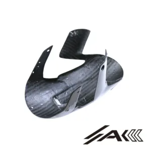 Aprilia RSV4 Carbon Fiber Front Fender Racing Wheel Mudguard Installed