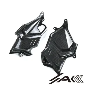 Ducati Panigale V2 Carbon Fiber Tank Side Panels Under Seat View
