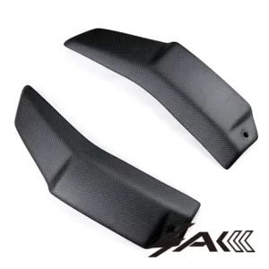 Ducati Streetfighter V4 V4S Carbon Fiber Lower Radiator Guards Panels Installed