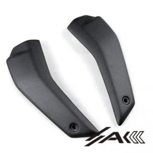 Ducati Streetfighter V4 V4S Carbon Fiber Upper Radiator Guards Panels Installed