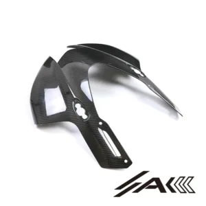 Honda CBR1000RR R Carbon Fiber Front Nose Upper Headlight Cover Upper Front Fairing Installed