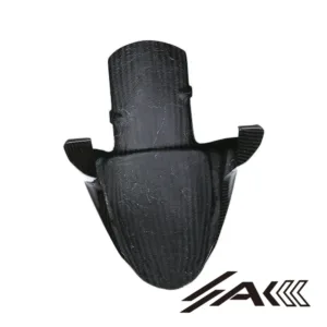 Kawasaki ZX10R Carbon Fiber Front Fender Hugger Mudguard Installed