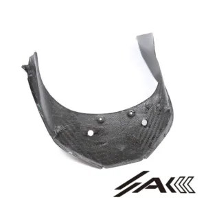 Kawasaki ZX10R Carbon Fiber Front Inner Lower Beak Cover Fairing Installed