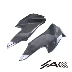 Kawasaki ZX10R Carbon Fiber Front Upper Side Panels Fairing Texture