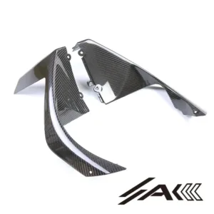 Kawasaki ZX10R Carbon Fiber Lower Side Fairing Edges Radiator Cover Main