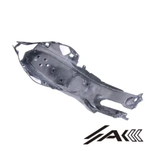 Kawasaki ZX10R Carbon Fiber Motorcycle Rear Tail Seat Cover Installed