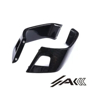 Kawasaki ZX10R Carbon Fiber Winglet Spoiler Aerodynamic Fairing Wing Kit Installed