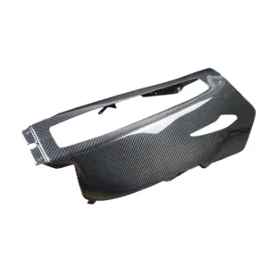 Side View of Yamaha YZF-R1 Carbon Fiber Belly Pan Engine Spoiler