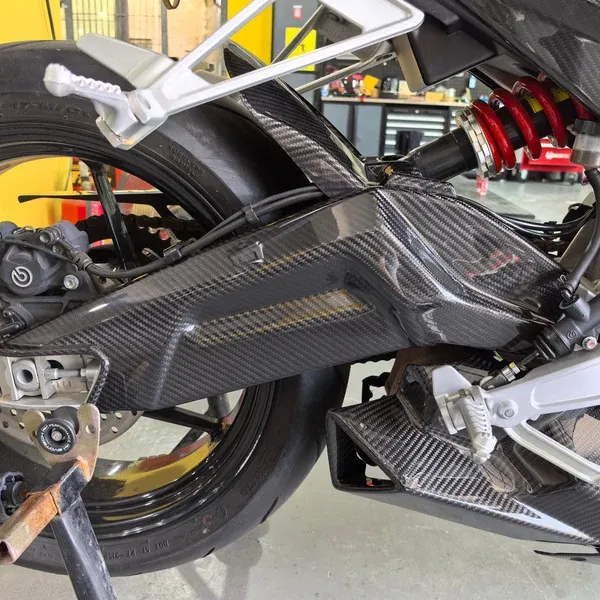 Carbon Fiber Swingarm Covers Carbon Fiber Swingarm Covers