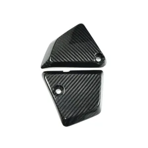 Angled View of Yamaha MT-10 Carbon Fiber Under-Frame Side Panels