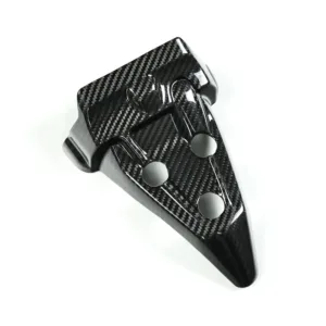 Angled View of Yamaha MT-10 Carbon Fiber Under-Tail Panel