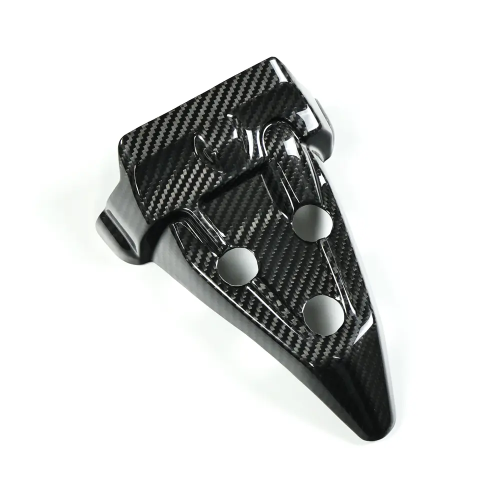 Angled View of Yamaha MT-10 Carbon Fiber Under-Tail Panel Angled View of Yamaha MT-10 Carbon Fiber Under-Tail Panel