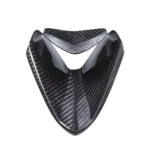 Glossy Twill-Weave Carbon Fiber Finish for Kawasaki Ninja ZX-6R Air Intake Cover