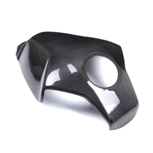 Angled View of Yamaha MT-10/FZ-10 Full Carbon Fiber Fuel Tank Cover