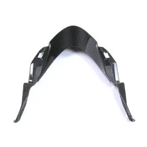 Angled View of Suzuki Hayabusa Carbon Fiber Front Windscreen Fairing