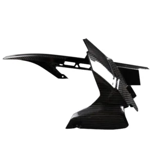 Side View of Kawasaki Z900 Carbon Fiber Rear Fender Chain Guard Kit