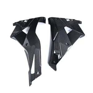 2024+ Aprilia RS 457 Carbon Fiber Belly Pan Lower Side Panels