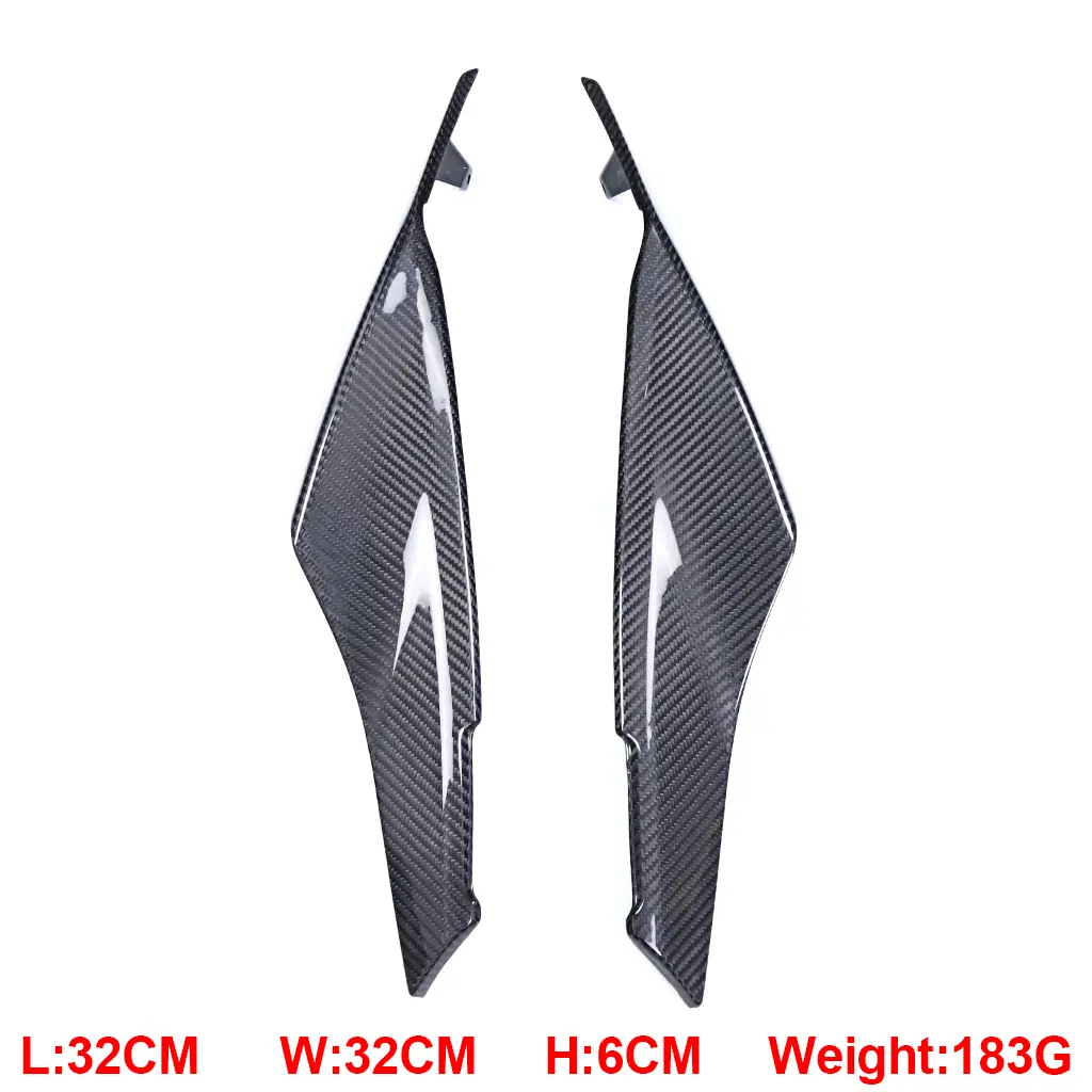 Side View of Aprilia RS 457 Carbon Fiber Front Side Fairing Panels Side View of Aprilia RS 457 Carbon Fiber Front Side Fairing Panels