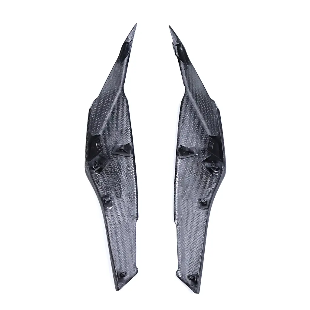 Carbon Fiber Weave Detail on Aprilia RS 457 Front Side Fairing Panels Carbon Fiber Weave Detail on Aprilia RS 457 Front Side Fairing Panels
