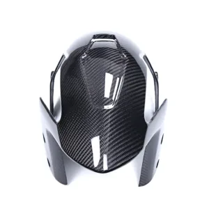 Angled View of Aprilia RS 457 Carbon Fiber Front Fender