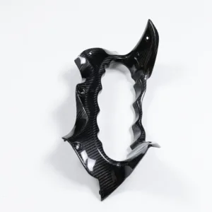 Angled View of Suzuki GSX1300R Hayabusa Carbon Fiber Instrument Surround