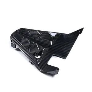 Angled View of Aprilia RS 457 Carbon Fiber Radiator Cover