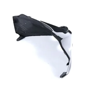 Angled View of Aprilia RS 457 Carbon Fiber Front Tank Cover