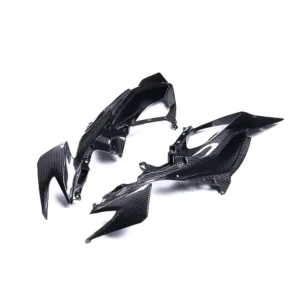 Carbon Fiber Weave Detail on Kawasaki Ninja ZX-6R/ZX-636 Inner Side Panels