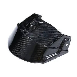 Angled View of Suzuki GSX1300R Hayabusa Carbon Fiber Fender Extension