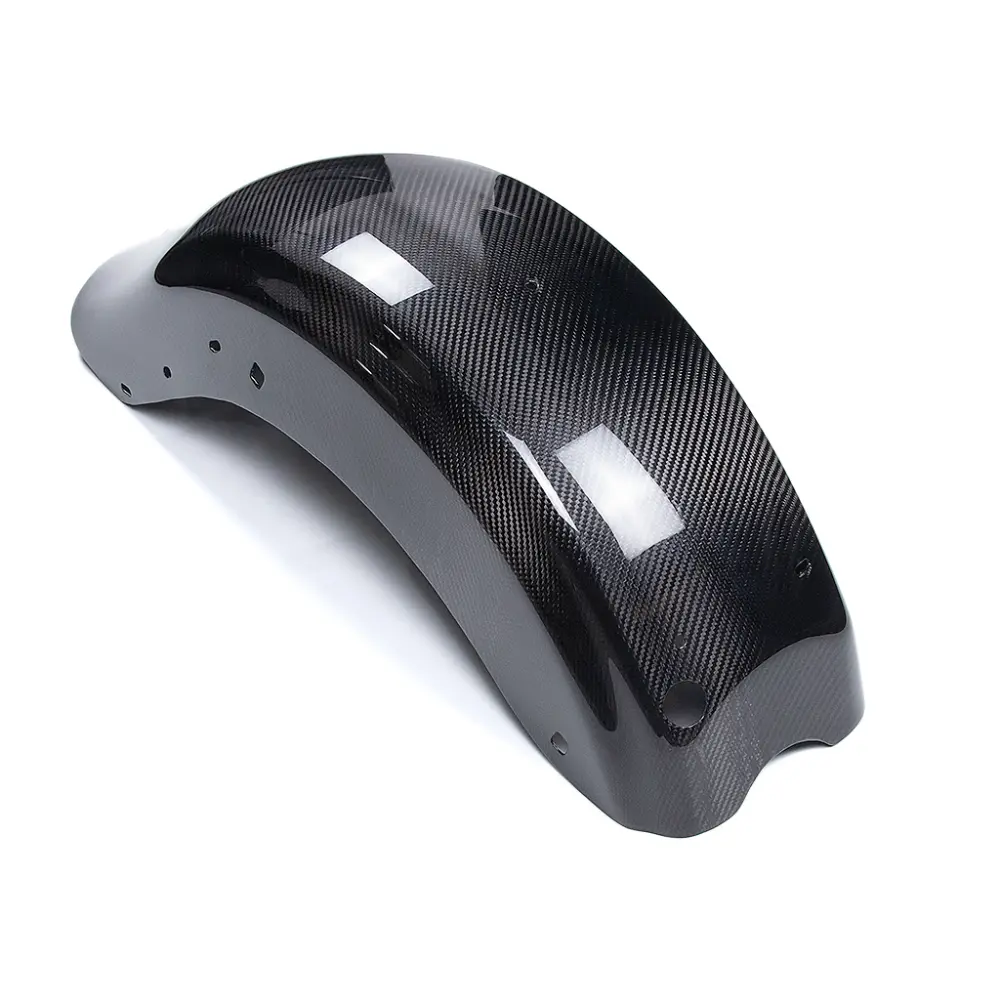 Angled View of Harley Davidson Touring Carbon Fiber Rear Fender Angled View of Harley Davidson Touring Carbon Fiber Rear Fender