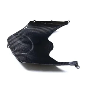 Angled View of Suzuki GSX1300R Hayabusa Carbon Fiber Front Under Panel
