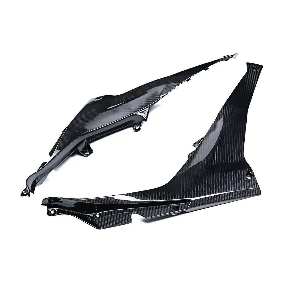 2024+ Aprilia RS 457 Carbon Fiber Underseat Side Panels 2024+ Aprilia RS 457 Carbon Fiber Underseat Side Panels