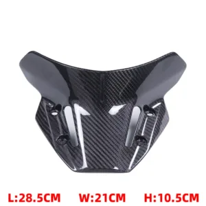 Side View of Yamaha MT-09/FZ-09/SP Carbon Fiber Front Fairing Windscreen