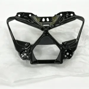 Glossy Twill-Weave Carbon Fiber Finish for Kawasaki Z900 Front Inner Fairing