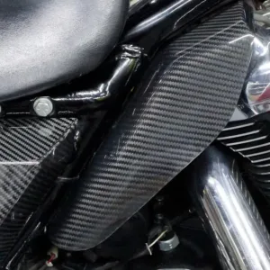 Carbon Fiber Engine Heat Shield Cover